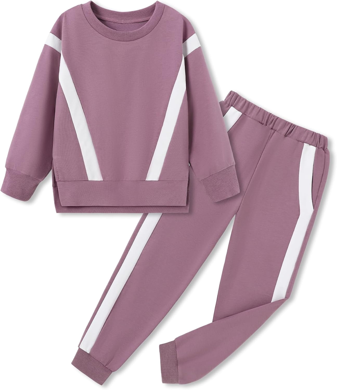 SANMIO Toddler Girl Clothes 2 Piece Outfits Fashion Sweatshirts+Sweatpants Long Sleeve Tracksuit Clothing Set Size 3-8Y