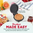 thumbnail image 3 of Dash One 4in Waffle up Electric Mini Waffle Makers, Glossy, 3 of 5