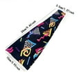 thumbnail image 2 of TELOLY 4Pcs Sweat Band,80s Retro Print Headbands,Polyester Head Bands for Women, 2 of 7