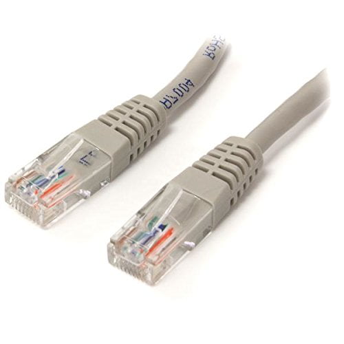 StarTech Cat5e Câble Ethernet - 5 Pi - Gris - Câble de Raccordement - Câble Moulé Cat5e - Câble Réseau Court - Ethernet