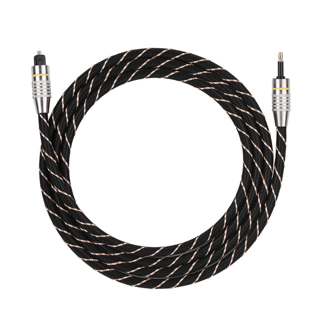 Toslink a Mini Plug 3,5 mm Cable de audio digital de fibra óptica SPDIF Conector chapado en oro 1,5 m
