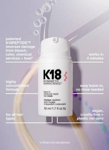 K18 Leave-In Molecular Hair Mask, 0.5 fl oz photo 3