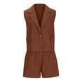 thumbnail image 4 of Robes pour Femmes 2024 Été Oversize Nouveau Uni Col en V Ensemble Deux Pièces Rabais de 50 % Liquidation!, 4 of 9