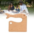 thumbnail image 4 of Kids Wooden Knife, Beech Wooden Safe Cutter Vegetable Fruit Cutter Montessori Kitchen Tool Toy For Kids, 4 of 8