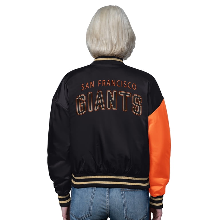 Women's Starter Orange/Black San Francisco Giants Offside Cropped