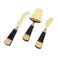 thumbnail image 1 of Godinger 59042 Nero Doro Set d'Outils à Fromage - Lot de 3, 1 of 1