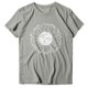 thumbnail image 1 of Pntutb Verano Mujer Casual Manga Corta Impreso O-Cuello Blusa Camiseta Señoras tops Pntutb Pntutb-9279, 1 of 5