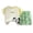 Green A11, variant on Hrsba Kids Summer 2 Piece Outfits Sets,Fashion Casual Short Sleeve Round Neck Collar Botton Printed Short Pants Two Piece Set,Toddler Summer Short Sleeve Round-Neck Blouses & Shirts Sets