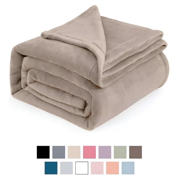 Cobija Super Suave, Cobertor Frazada Matrimonial, Premium Modelo Cafe