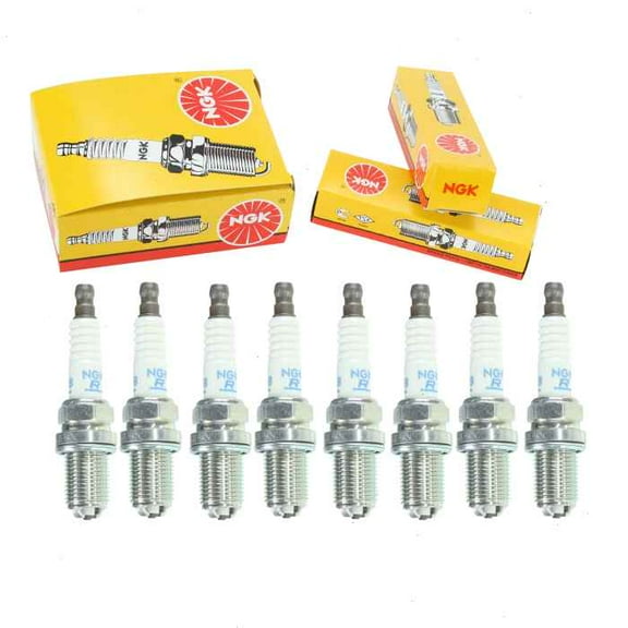 8 pc NGK Standard Spark Plugs compatible with BMW 745i 4.4L V8 2002-2005
