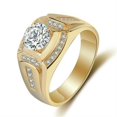 thumbnail image 3 of Anillos de hombre de un quilate, color blanco, 3 of 4