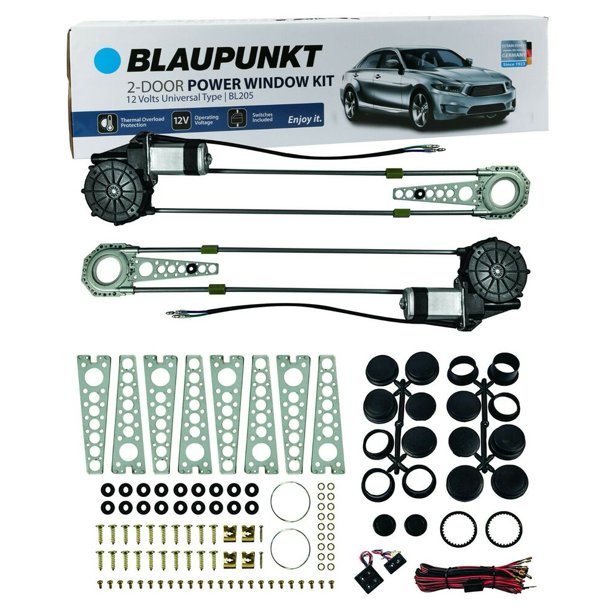 Blaupunkt BL205 Universal Car Power Window Kits for 2Door (12 Volt Universal)