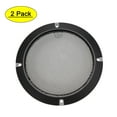 thumbnail image 1 of Unique Bargains Speaker Grill Cover 5 Inch 153mm Mesh Decorative Circle Subwoofer Protector Black 2pcs, 1 of 6