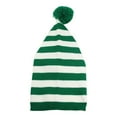 thumbnail image 3 of Gorro de punto navideño,Gorro de punto navideño con pompón para fiesta,Gorros de Papá Noel,tocados,livianos,lindos y decorativos,Gorro de crochet cálido para invierno,regalo Verde y, 3 of 8