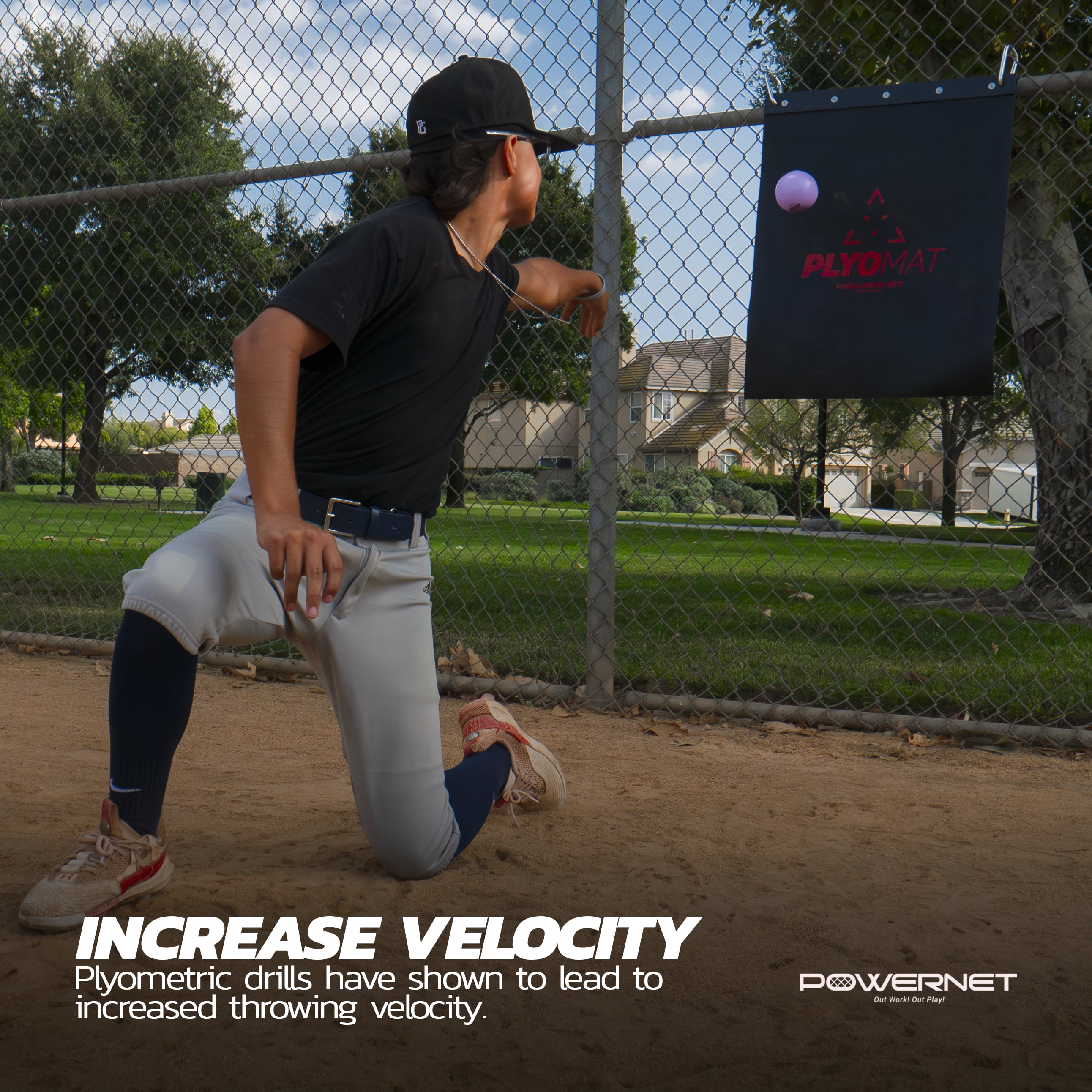 PowerNet Power Plyometrics Weighted Training Ball, Softball & Baseball Training Equipment, Weighted Baseballs to Increase Throwing Velocity