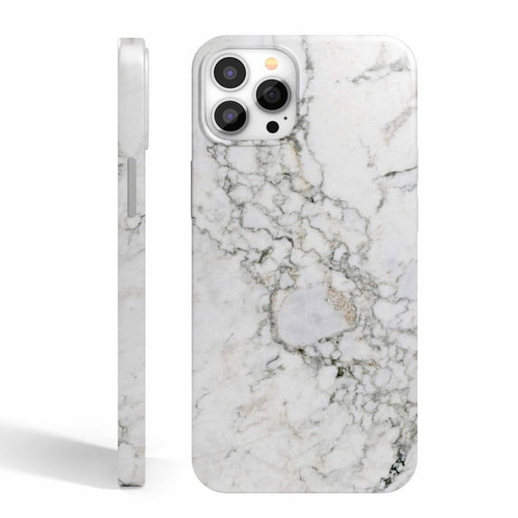 Tobelint Real Marble Texture Case for iPhone 11 Pro, Slim Full Protective Cover with Side Print #7