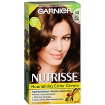 Garnier Nutrisse Haircolor Creme, Dark Golden Brown [43] 1 Each (Pack of 2)