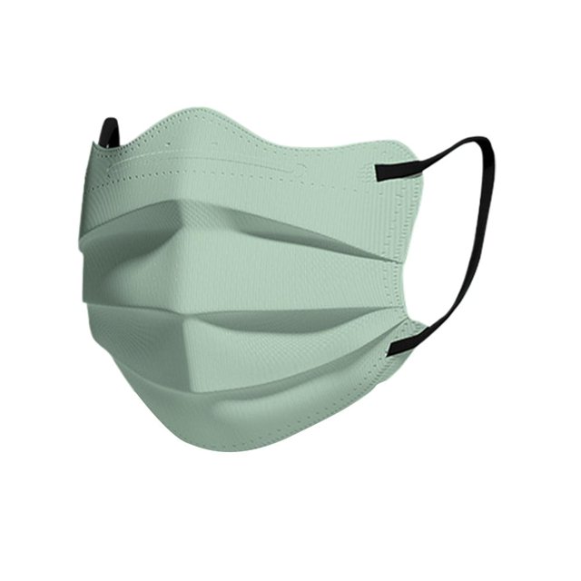 Face Masks 10 PCS - 3-Ply Disposable Face Masks for Adults, Breathable Protection with Soft Ear Loops, Individually Wrapped, Lightweight Dust Protection