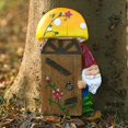 thumbnail image 4 of Estatuas De Hugger De Árboles Al Aire Libre De Gnomos De Jardín,Señal De Bienvenida De Jardín A, 4 of 5