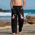 thumbnail image 1 of Pantalones largos para niños y niñas, de moda, estampados, casuales, de playa, con bolsillos., 1 of 9