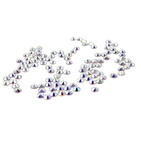 Preciosa Viva Crystal AB Rhinestones - Flatback - SS20 (5mm) (144 Pieces)