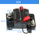 thumbnail image 3 of Fusible disyuntor de coche 40A, portafusibles automotriz automático de 12V-48V, 3 of 5