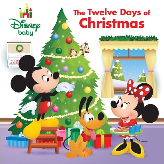 Pre-Owned Disney Baby: The Twelve Days of Christmas (Hardcover) by Elizabeth Rudnick