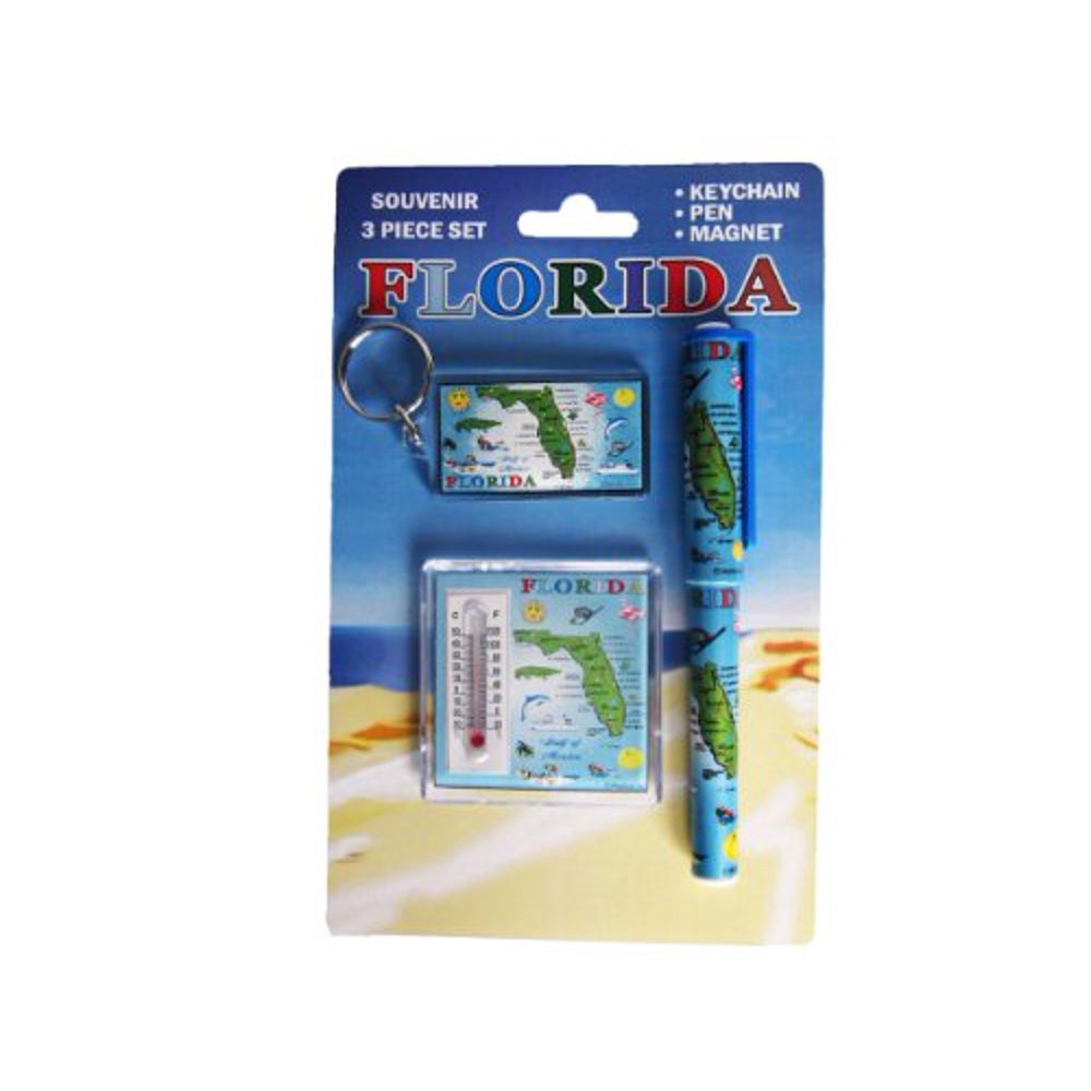 My Souvenirs Florida Florida Keychain, Florida Pen