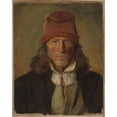 thumbnail image 2 of Adolph Tidemand 20x24 Black Ornate Framed Double Matted Museum Art Print Titled: Portrait of a Farmer from Vossevangen (1855), 2 of 5