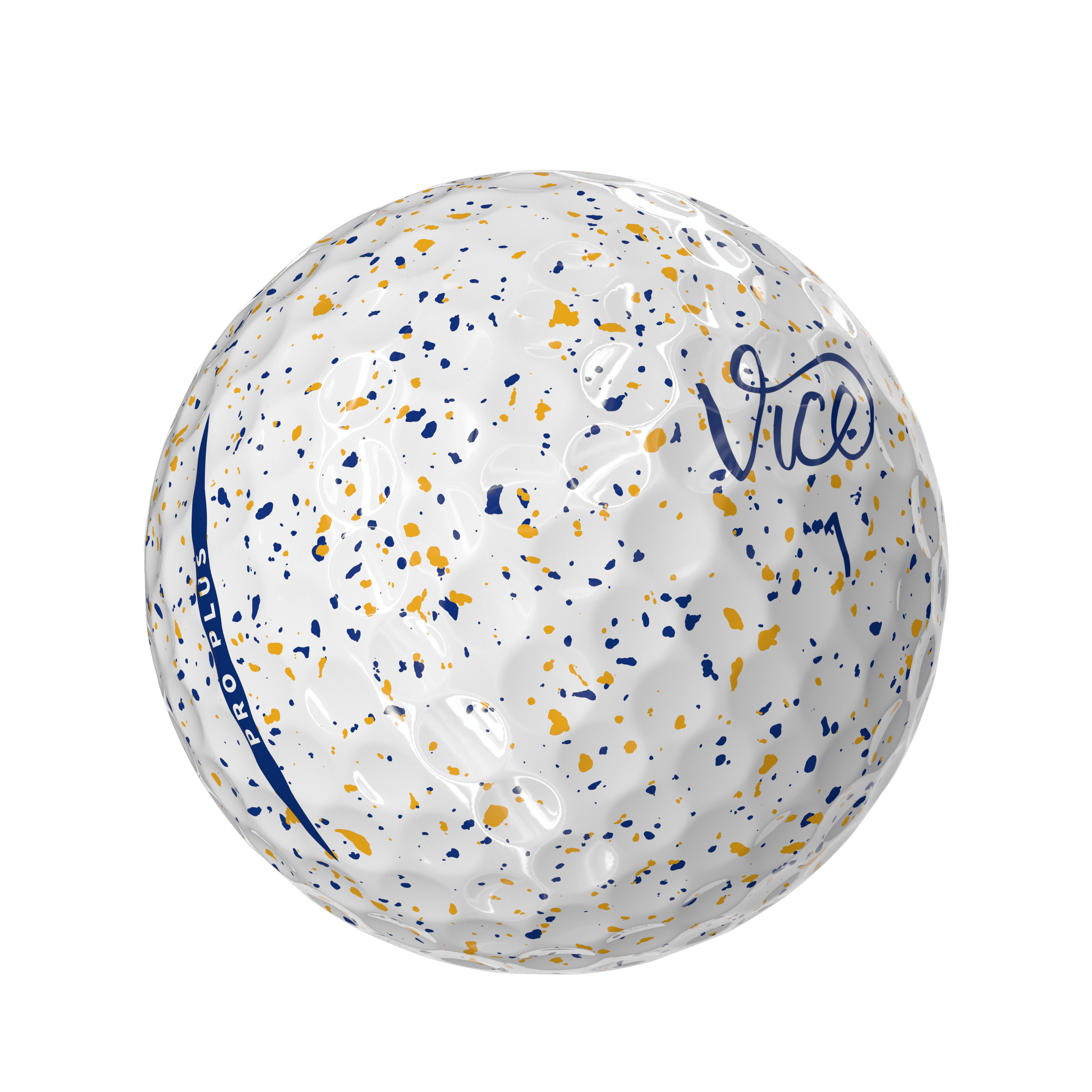 Vice Pro Plus Golf Balls Drip Navy Orange 12pack