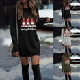 thumbnail image 5 of felwors Christmas Sweatshirt Women Xmas Holiday Tops Funny Plus Size Gnomes Print AG, M, 5 of 7