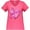 Hot Pink, variant on Inktastic Breast Cancer Awareness- Pink Ribbon Around Heart Women's Plus Size V-Neck T-Shirt