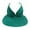 Green, variant on Summer Hat women's Sun Visor Sun Hat - Elastic Hollow Top Hat Big Pun Hat