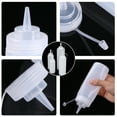 thumbnail image 5 of 3 Color Plastic Squeeze Bottles 12 oz Condiment Squeeze Bottles Multipurpose Squirt Bottle for Ketchup Oil Jam BBQ Sauce Dressing Grilling Crafts Syrup Dispensers, 5 of 7