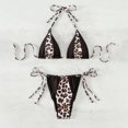thumbnail image 2 of Conjunto de traje de baño dividido cómodo con estampado de leopardo y correas elegantes para mujer OAVQHLG3B Store  lin121212, 2 of 4
