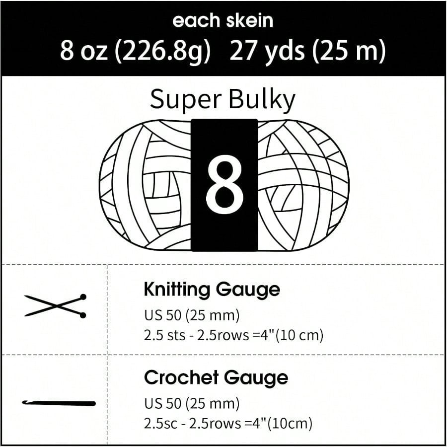 8 Pack Assorted Chunky Yarn for Crochetinger Bulky Large Soft Fluffy Yarn Plush Fuzzy Yarn Thick Chenille Yarn for Hand Knitting/Arm Knitting 4 White 4 Sage Green 27yds 8 oz Each Skein