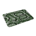 thumbnail image 2 of Haiem Green Snakeskin Front Door Mat Indoor Outdoor Entrance, Waterproof All-Season, All-Weather Doormat, Durable Flannel Fabric, Fade Resistant, Low Profile, 16x24in, 2 of 9