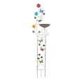 thumbnail image 4 of Baño para pájaros con enrejado de jardín, pequeño baño decorativo de hierro para amantes de los pájaros Mariposa, 4 of 8