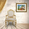 thumbnail image 3 of McCreery, Paul 32x25 Gold Ornate Wood Framed with Double Matting Museum Art Print Titled - Camp Out I, 3 of 4