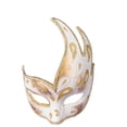 thumbnail image 2 of EYE MASK W/RIBBON-GOLD/WHITE, 2 of 2
