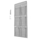 thumbnail image 2 of 1 juego de zapateros de pared: organizador de zapatos con 6 bolsillos para colocar sobre la puerta y con ganchos, ideal para puertas estrechas y armarios., 2 of 6