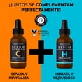 thumbnail image 4 of Kit Serum Vitamina C + Suero Acido Hialuronico Skin Care Hidratante Facial Quotidien Quotidien Serum Vitamina C Serum skin care, 4 of 6
