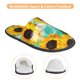 thumbnail image 3 of Fotbe Sunflowers With Green Leaves Pantuflas Peludas para Mujer con Estampado, Zapatillas de Peluche, Zapatos de Invierno para Casa, Uso Interior y Exterior-Medium, 3 of 8