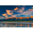 thumbnail image 2 of Jaynes Gallery 18x13 White Modern Wood Framed Museum Art Print Titled - Canada-Alberta Canadian Rocky Mountains and Abraham Lake at sunrise, 2 of 4