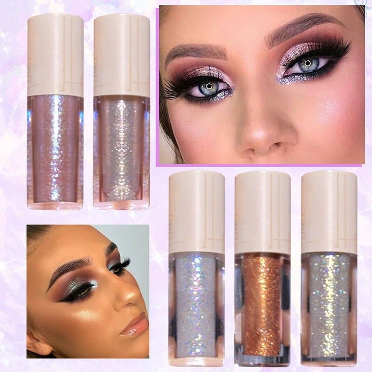 NIUREDLTD Beauty Makeup Edition, Liquid Glitter Eyeshadow | Matte Shimmer  Metallic, Long Lasting, Quick Drying | High-impact, Multi-Dimension Eye
