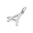 thumbnail image 1 of Capital A Simple Alphabetical 925 Sterling Silver Pendant Jewelry, 1 of 2