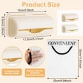 thumbnail image 2 of FHUIEWRY 2 Pcs Trash Bag Holder Dispenser with 2 Pcs Mesh Convenient Storage Net Grocery Bag Holder for Plastic Bags,Wall Mounted Bag Saver Garbage Bag Dispenser for Kitchen, Bathroom Organization, 2 of 8
