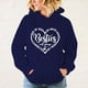 thumbnail image 5 of Nuevas sudaderas con capucha de moda para mujer, otoño e invierno, sudadera con capucha con estampado de corazón de Besties, sudadera con capucha de estilo hip hop para exteriores y calles, 5 of 5
