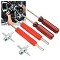 thumbnail image 4 of Tire Valve Core Remover, Single Double Heads Repair Installer Multifunction 6PCS 4 Way Tire Valve Tool  For Cars Trucks Motorcycles, 4 of 8