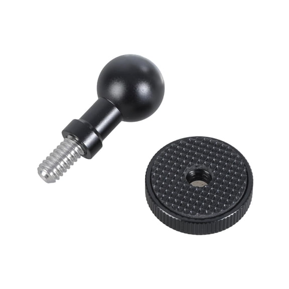 Universal 17mm Ball Joint 1/4 Screw Connector Mobile Phone Holder Adapter for Motorcycle Phone Holders & Selfie Sticks